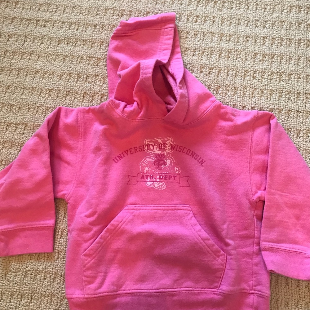 3T Wisconsin hooded sweatshirt